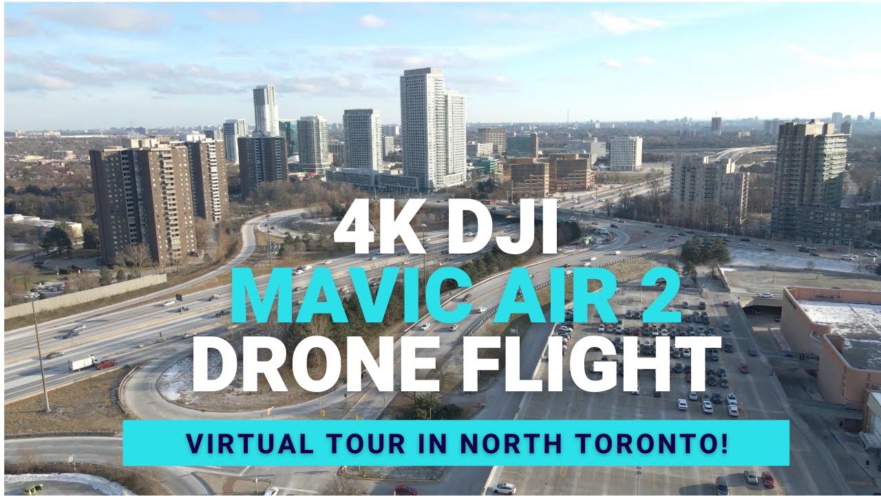 4K DRONE FLIGHT VIRTUAL TOUR IN NORTH TORONTO