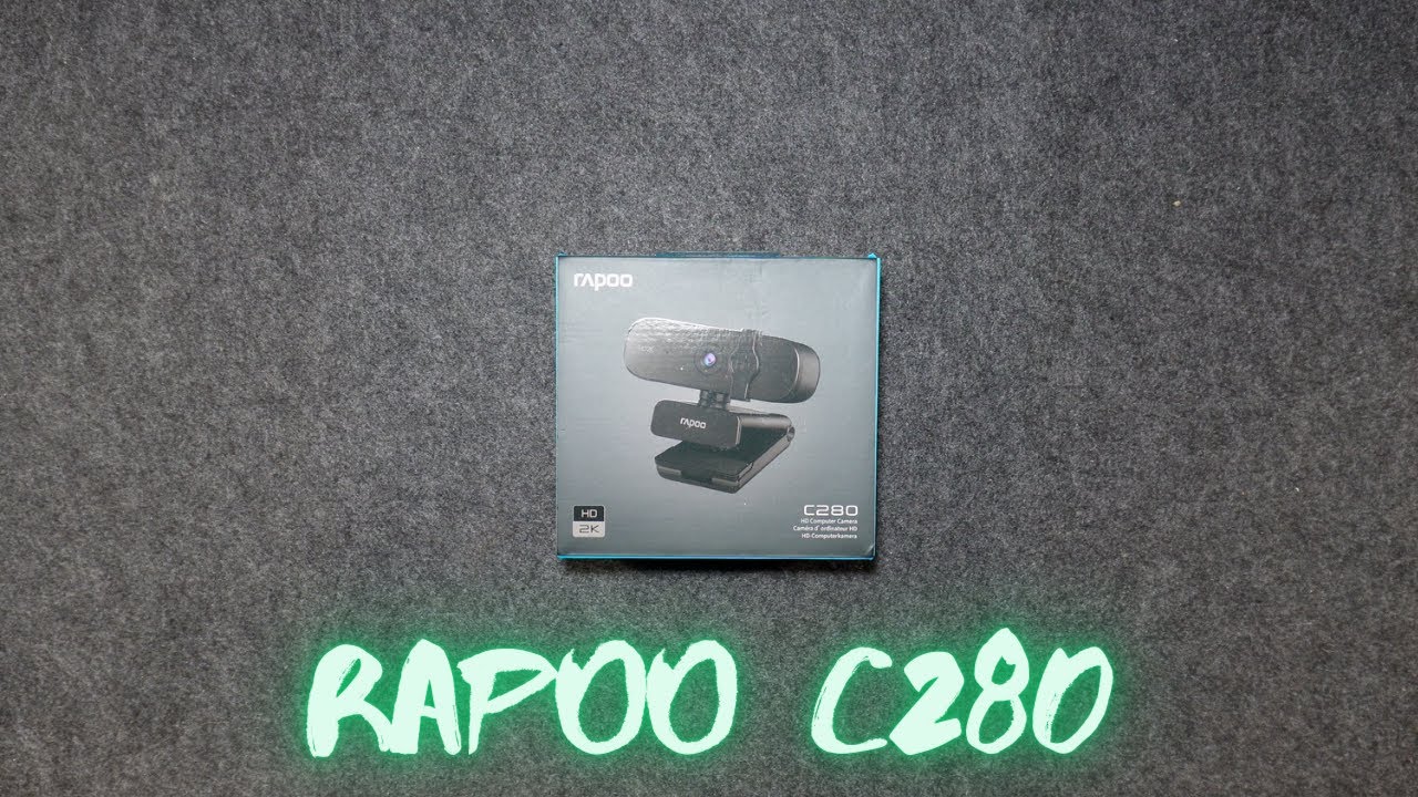 RAPOO C280 - BUDGET PERO QUALITY NA WEBCAM? ITO NA YUN! ( UNBOXING AND TEST )
