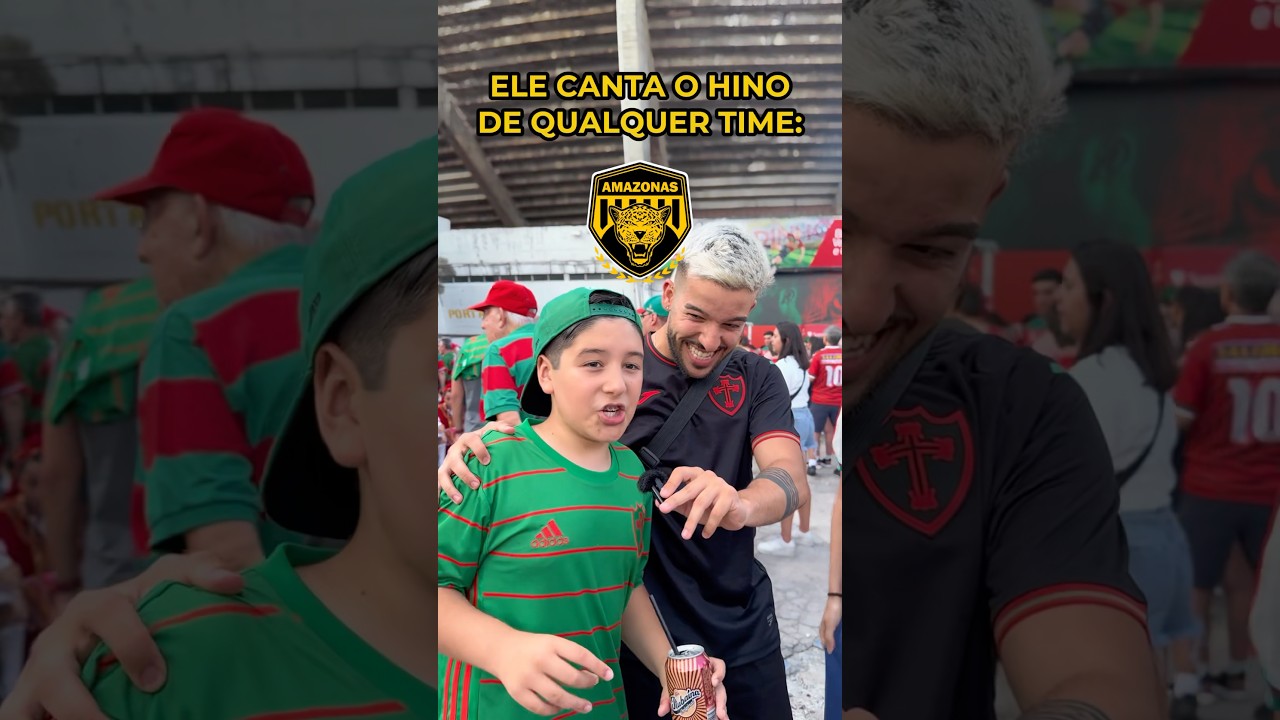ELE CANTA O HINO DE TODOS OS TIMES! 😱🎶 #falalukinhas