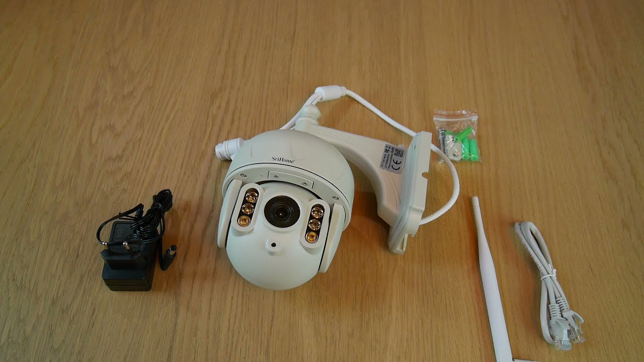 Camera Supraveghere Wireless PTZ 5MP Full-color Sricam SH028 - www.1cctv.ro