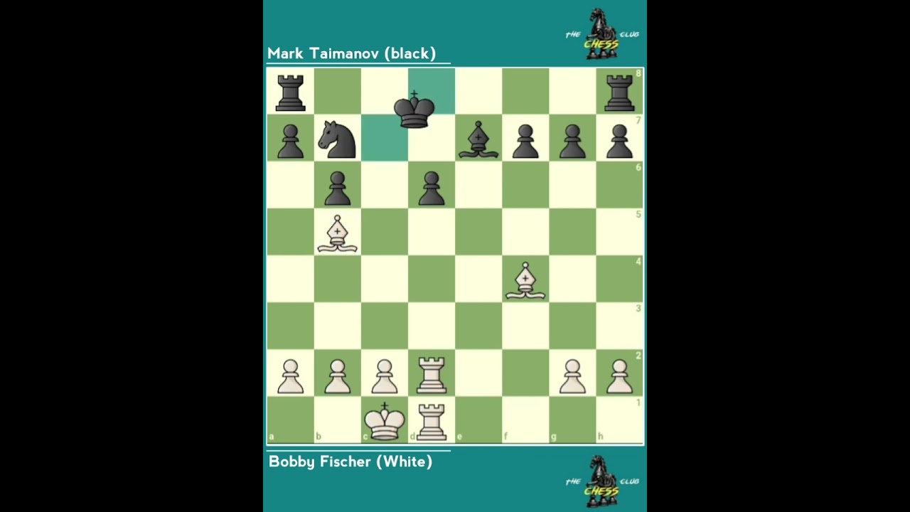 Bobby Fischer vs Mark Taimanov ◉ Ch World Match (1/4) ✓ Vancouver - Canada, 1971.