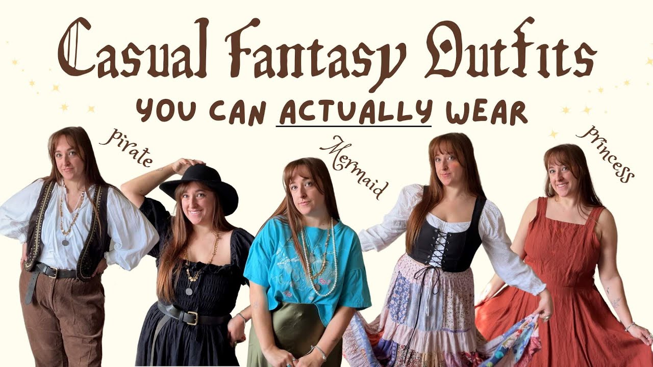 Casual ✨ fantasy ✨ outfits you can ACTUALLY wear #fantasyfashion