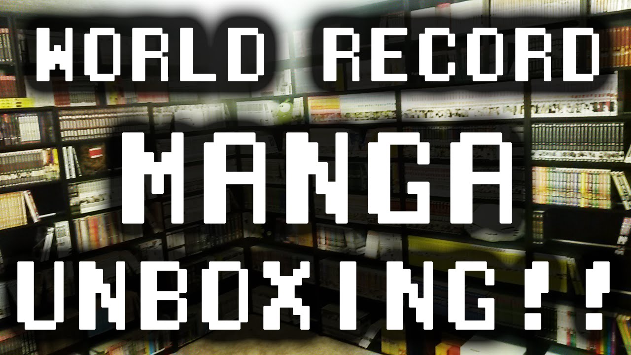WORLD RECORD MANGA UNBOXING ~ Andrew Tsundoku Sets up the New Library