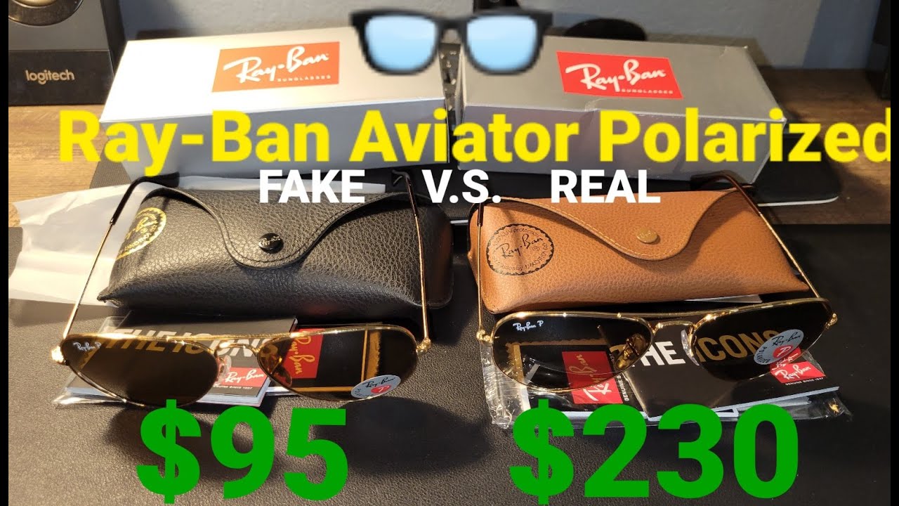 НЕ дайте себя обмануть! Настоящие и поддельные очки Ray-Ban Aviators Polarized — подробный обзор