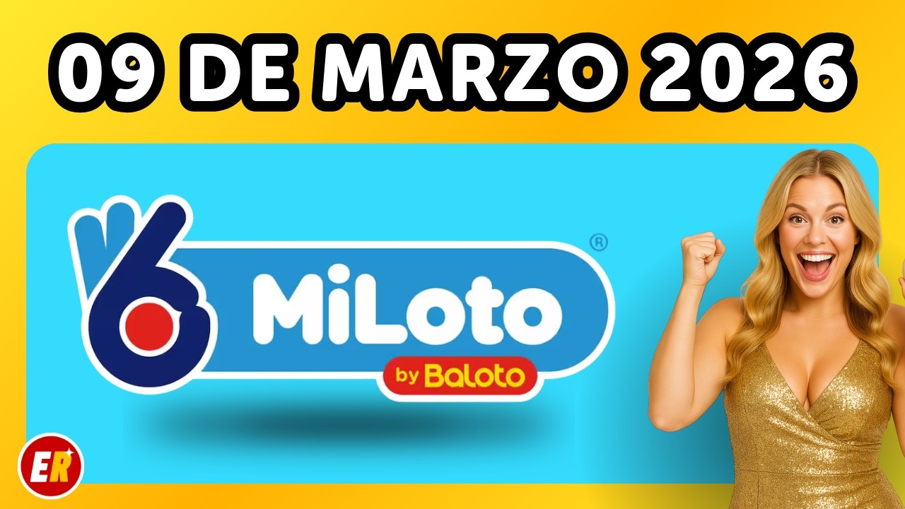 &iexcl;CAYO MILOTO! 🔵 Resultado MiLoto Lunes 9 de Marzo de 2026 🤩 (Ultimo sorteo de Hoy)  PREMIO MAYOR