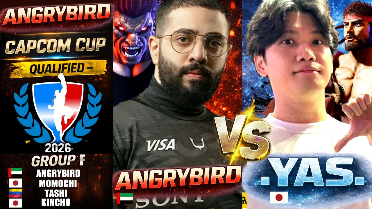 🔥SF6 AngryBird (Акума) против .YAS. (Рю) ▰ Участники, прошедшие квалификацию на CAPCOM CUP 12