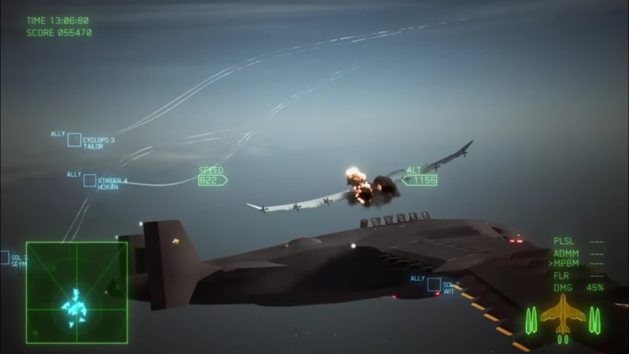 Ace Combat 7: Arsenal Bird vs Gleipnir