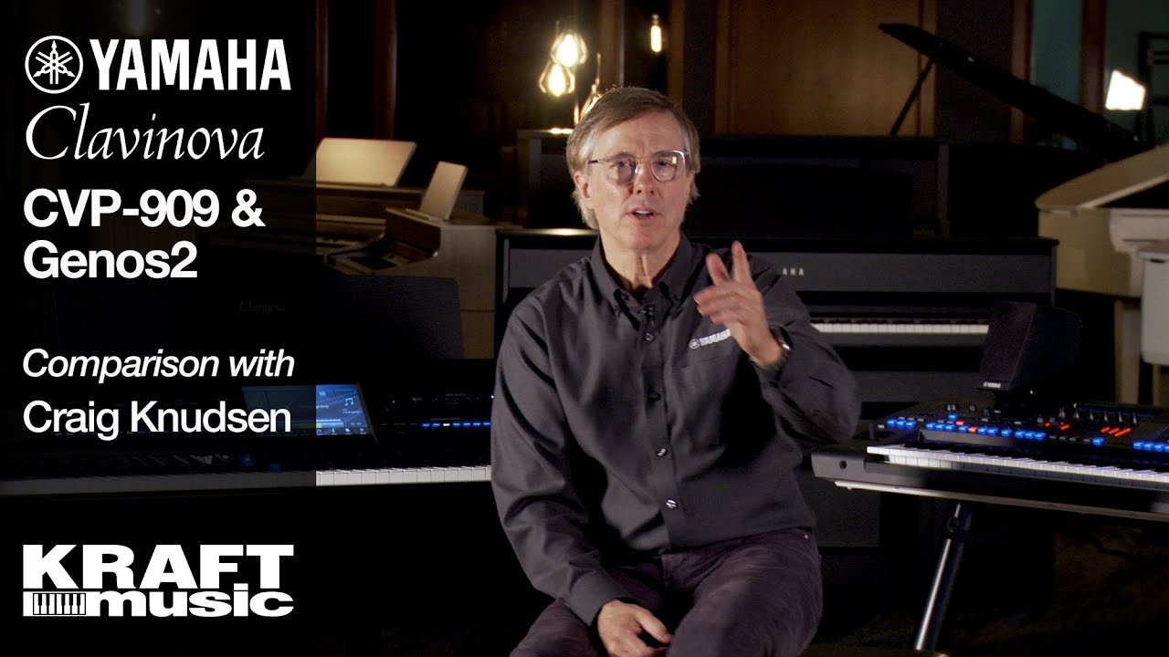 Yamaha Clavinova CVP-909 and Genos2 - Comparison with Craig Knudsen