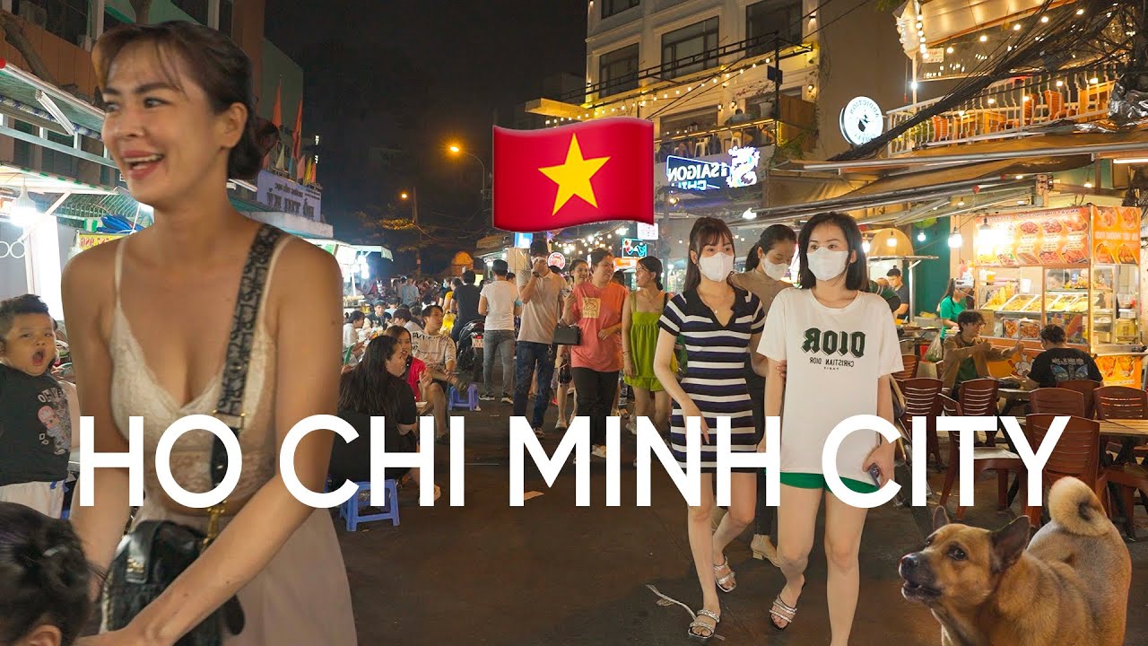 Walking Tour in Ho Thi Ky Flower Market, Saigon / Vietnam 🇻🇳 (4K)