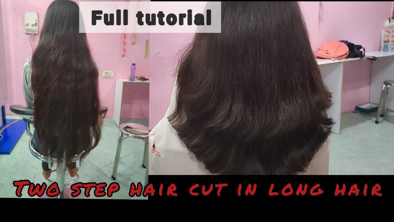 Two step hair cut step by step || full tutorial in hindi