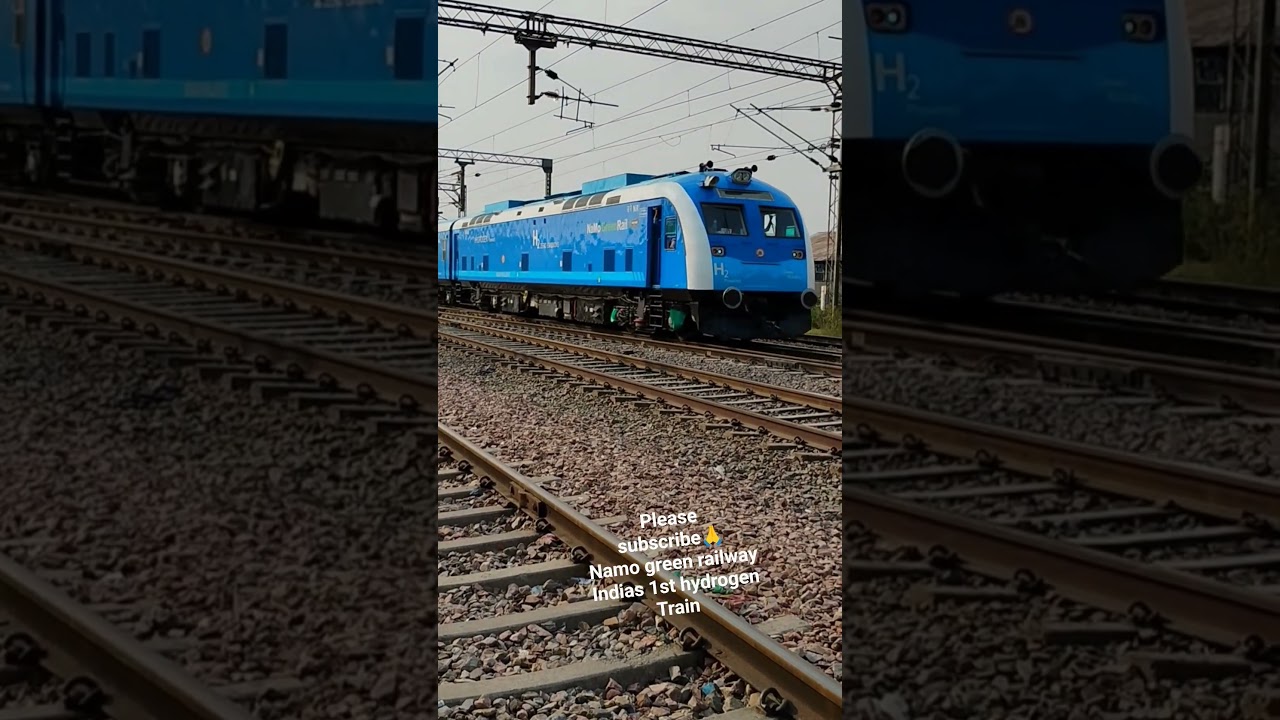 Namo green rail india's 1st hydrogen train. #train #viral