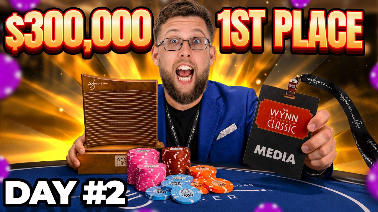 Я ПРОШЕЛ ВО 2-Й ДЕНЬ ПОКЕРНОГО ТУРНИРА В WYNN С ПРИЗОВЫМ ФОНДОМ $1 500 000&hellip; (WSOP ВЛОГ №5)