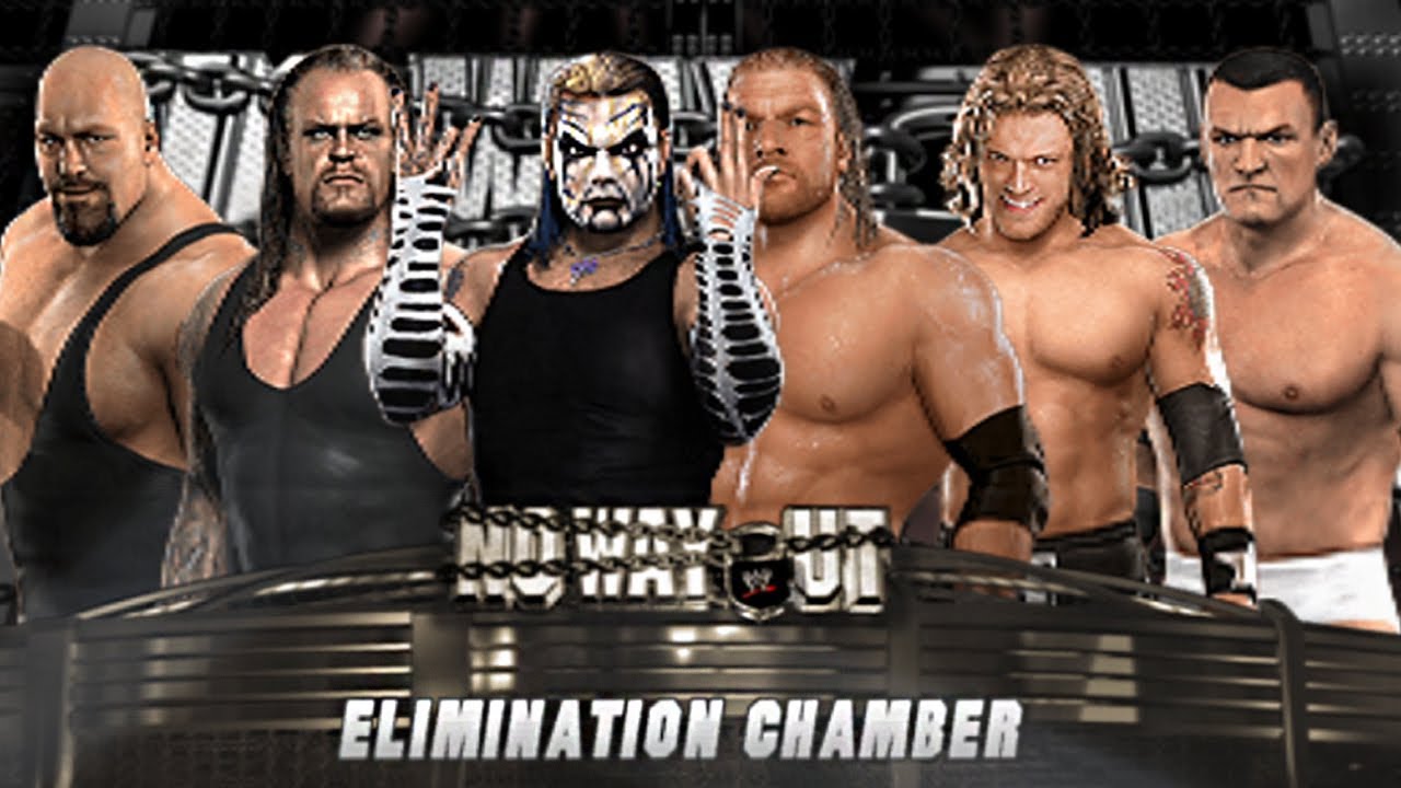 WWE SVR 2010: Elimination Chamber - Jeff Hardy vs HHH vs Undertaker vs Edge vs Big Show vs Kozlov!