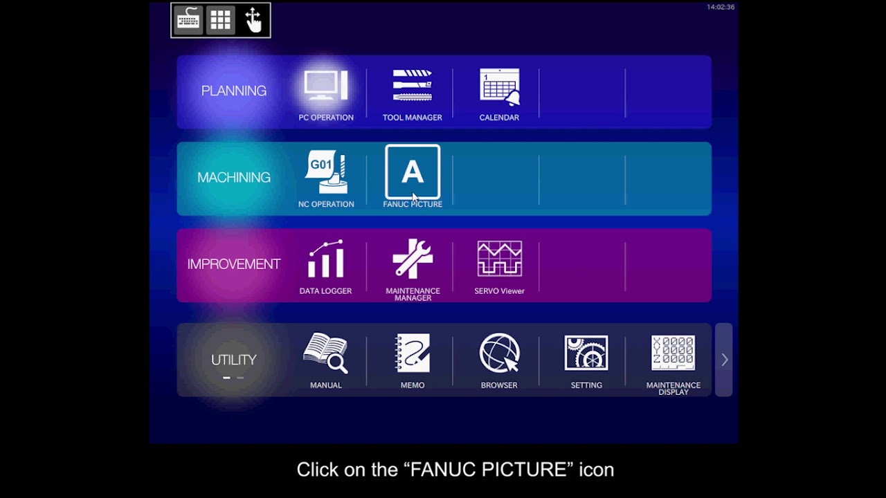 How to create custom screens on the CNC? With FANUC Picture!