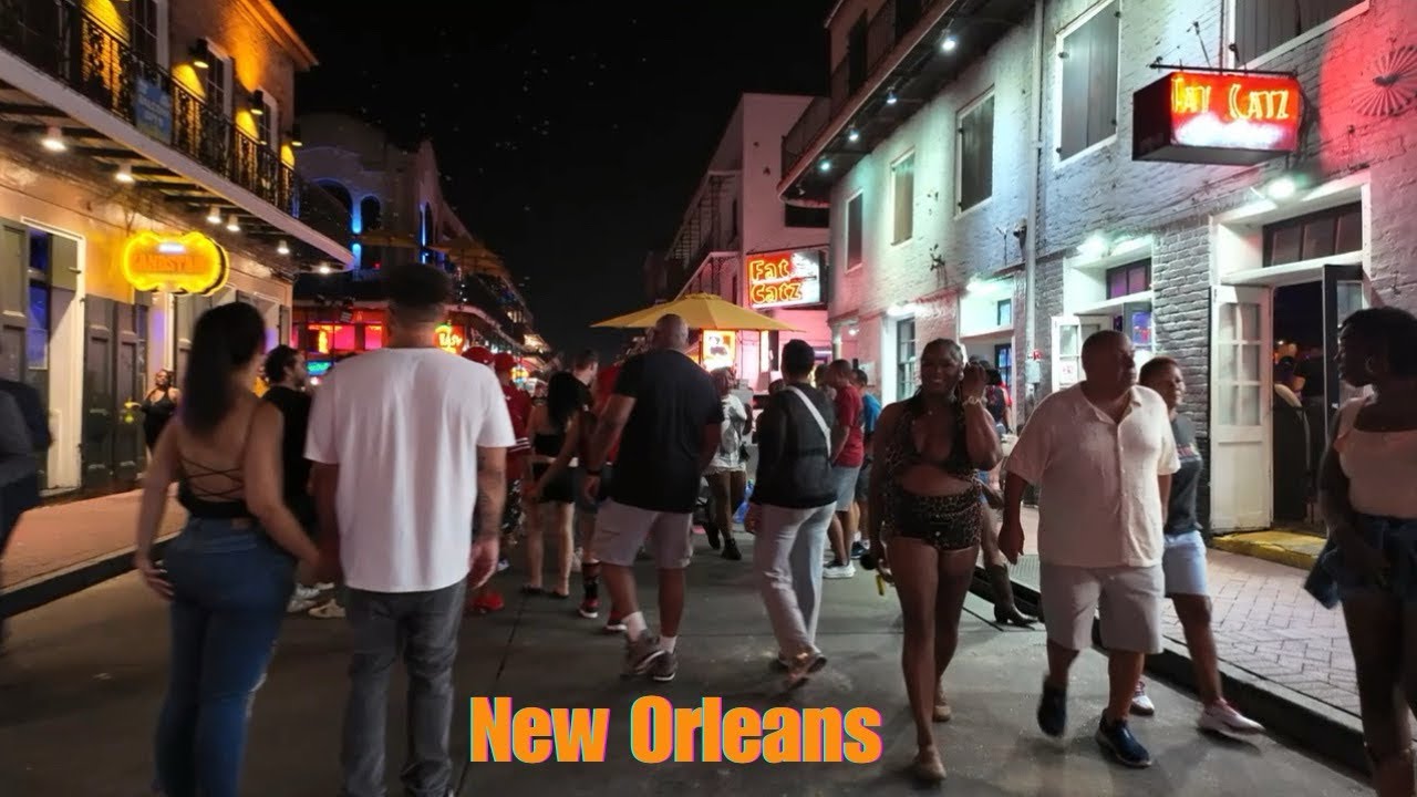 New Orleans Vibrant Nightlife ~ Bourbon Street Magic!