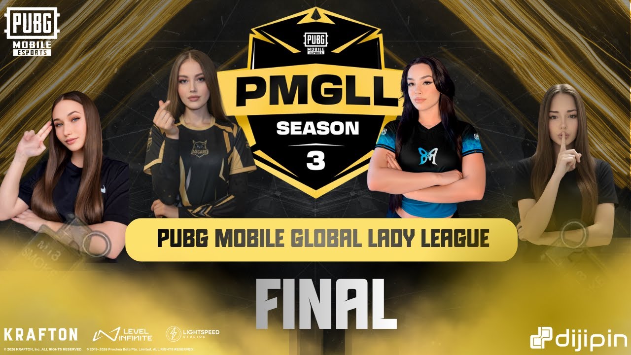 PUBG MOBİLE GLOBAL LADY LEAGUE 3. SEZON FİNAL 3. GÜN #pubgmobile