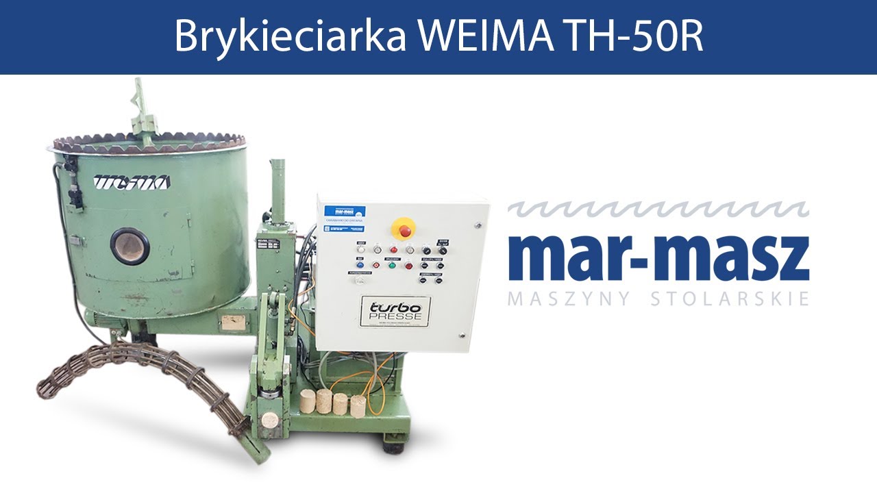 Brykieciarka WEIMA TH-50R - Mar-Masz | Woodworking Machines
