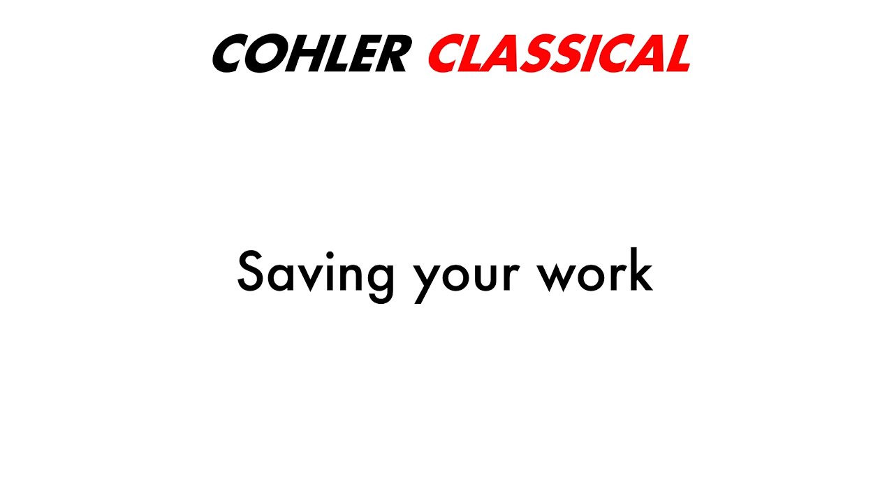 Saving your work in Cohler Classical - Classical Music Source-Destination 4-point Editing in REAPER
