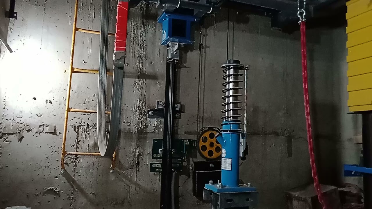 Elevator Car buffer test.