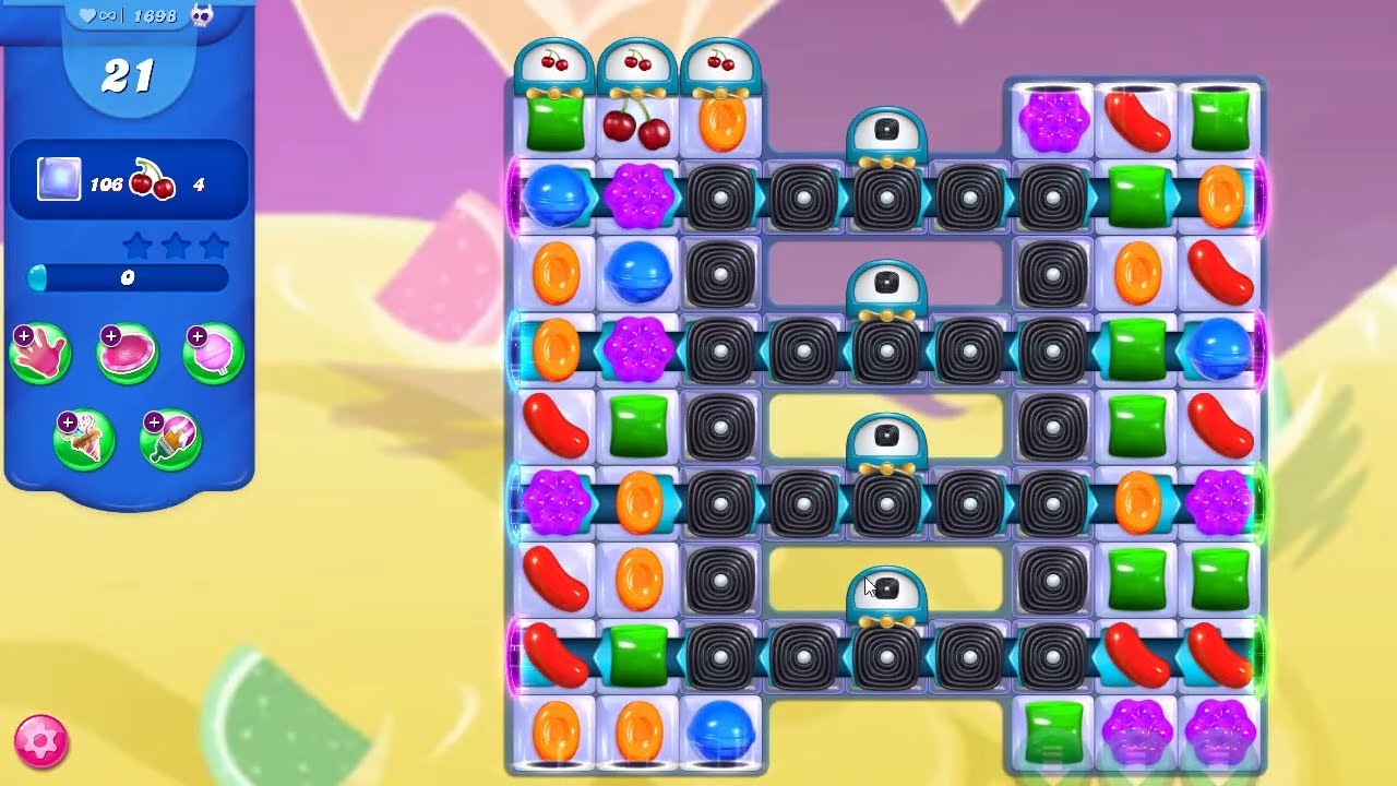 Candy Crush Saga LEVEL 1698 NO BOOSTERS