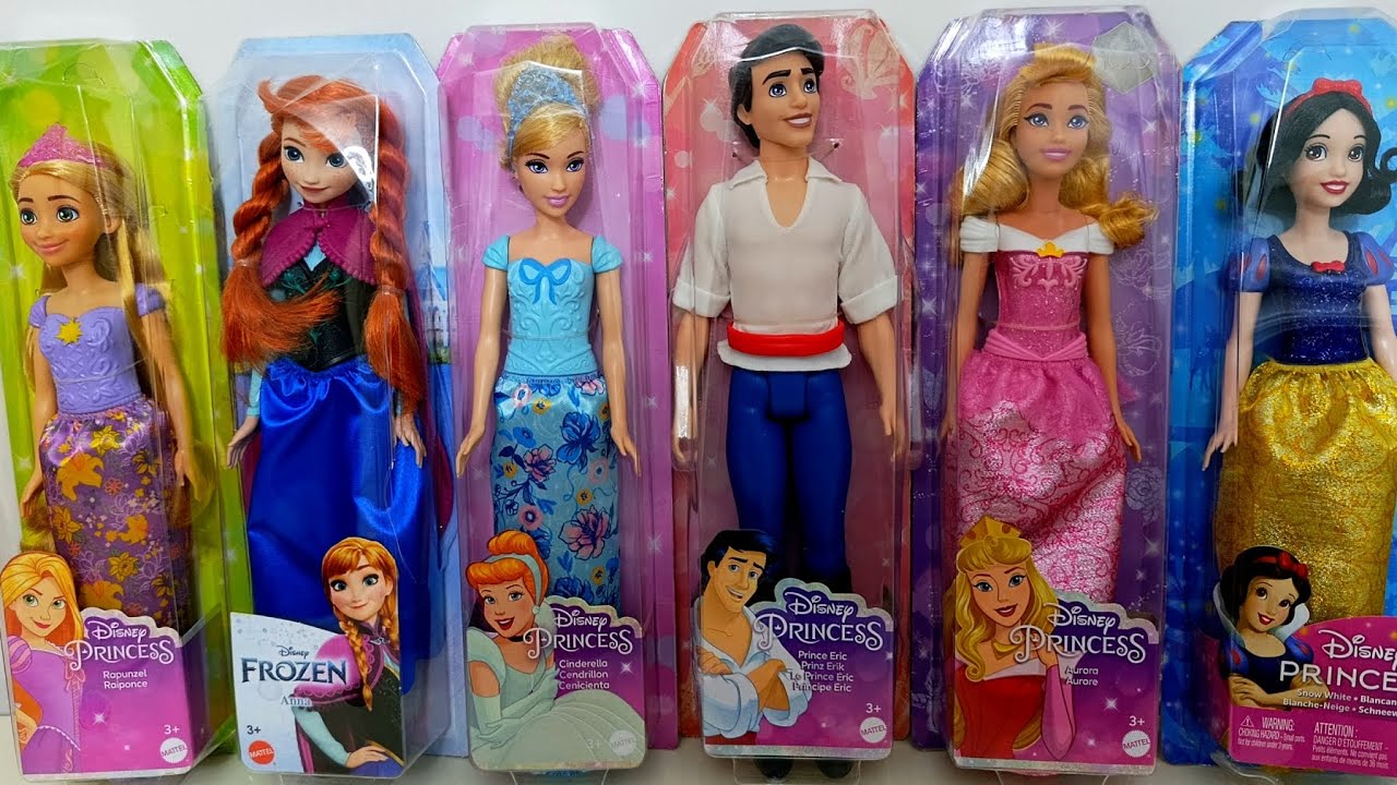 Satisfying with Unboxing & Review Disney Princess Frozen ELSA & Jasmine Toys! ASMR Relaxing