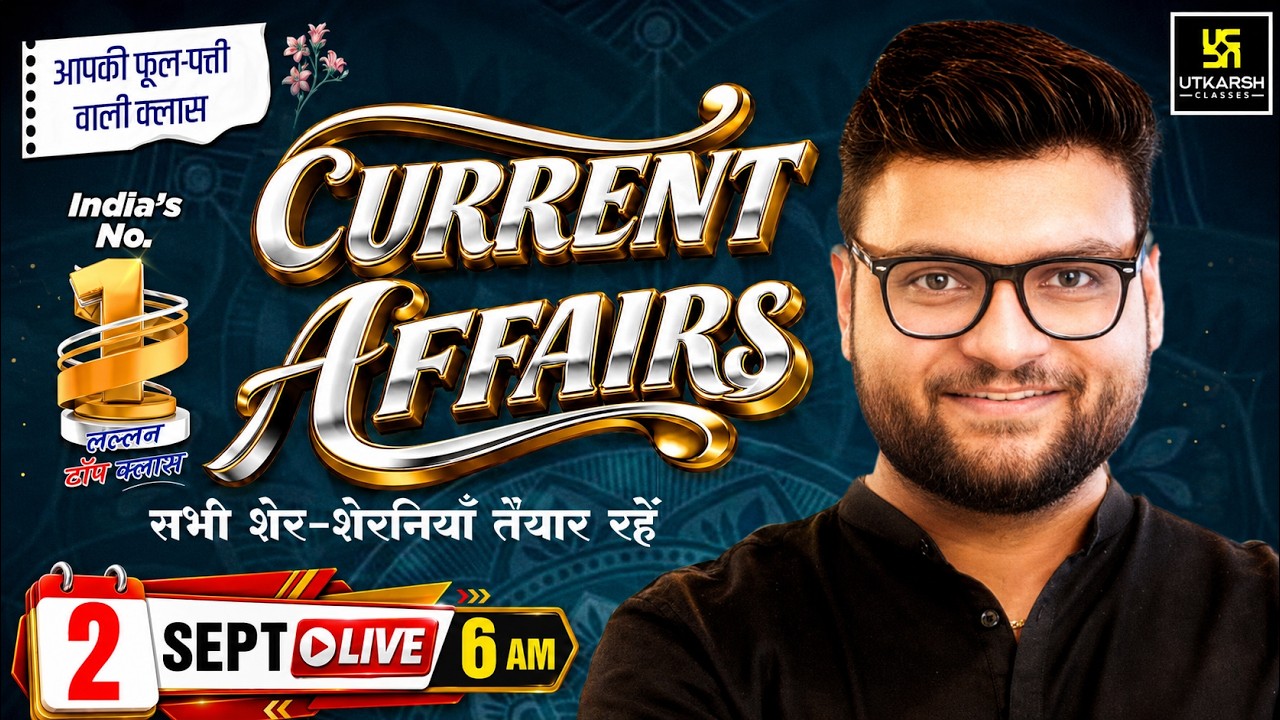 2 September 2026 Current Affairs | Episode 2167 | Kumar Gaurav Sir