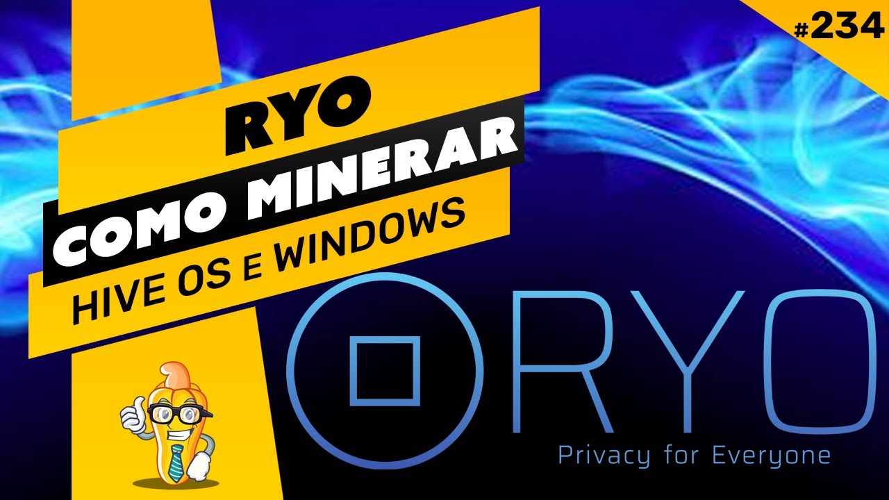 ⛏️💰 COMO MINERAR A MOEDA RYO - PASSO A PASSO - HIVE OS E WINDOWS