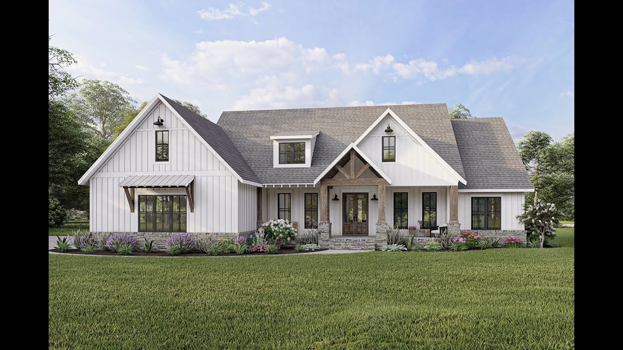 EXCLUSIVE MODERN FARMHOUSE 041-00243 WITH INTERIOR