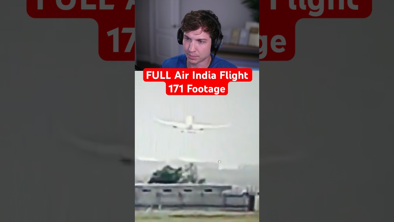 Полные кадры рейса Air India 171