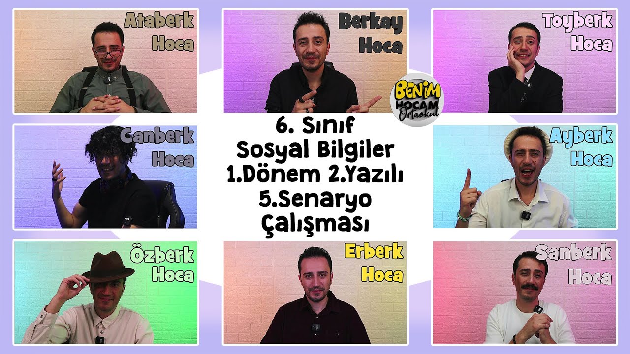 Sosyal Bilgiler 6. Sınıf 1. Dönem 2. Yazılı 5. Senaryo Çalışması