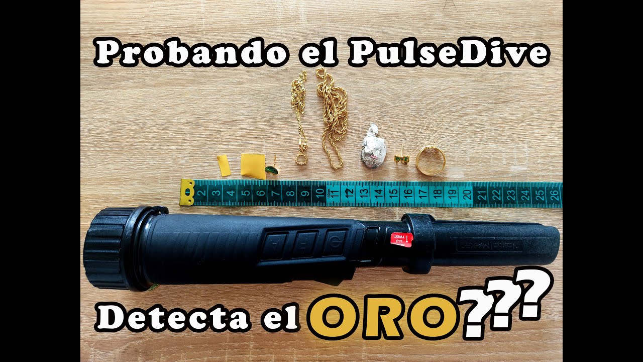 Probando el  Pin pointer PULSEDIVE de NOKTA MAKRO con joyas de ORO
