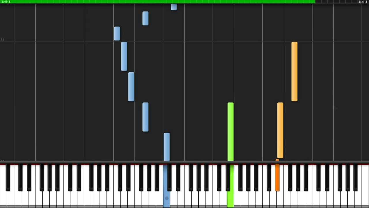 Ecruteak City Piano || Synthesia || Pokemon G/S/C