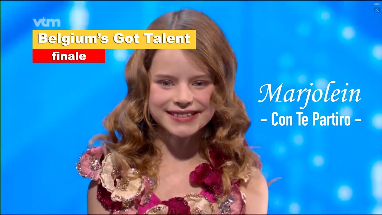Marjolein Acke | FINALE Belgium's Got Talent 2016 [High Quality] - VTM | Con Te Partiro