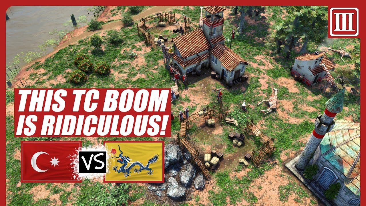 [AOE3] Османский TC Boom слишком жадный по сравнению с китайским?