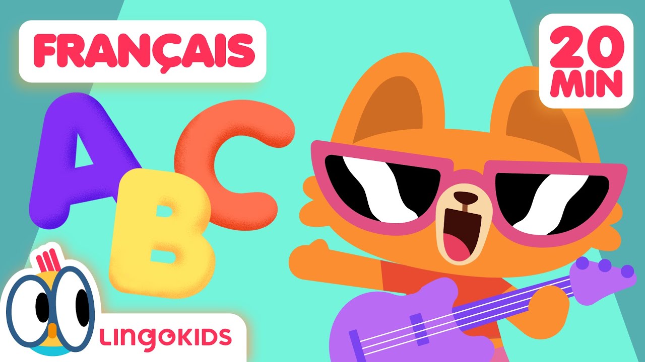 ABC avec du ROCK 🎸 chante à fond SONGS FOR KIDS 🎵 | Lingokids