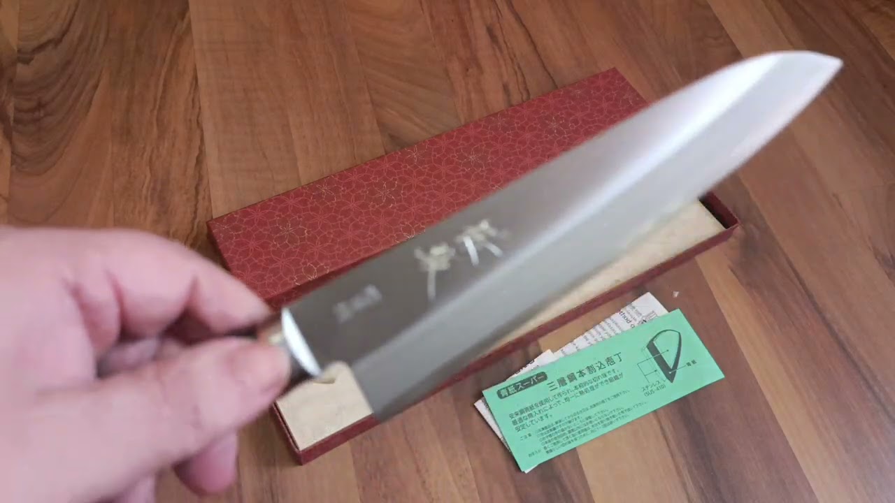 JCK Natures SAKURA ROAD Aogami Super Series SAKURA-2 Шеф 180mm