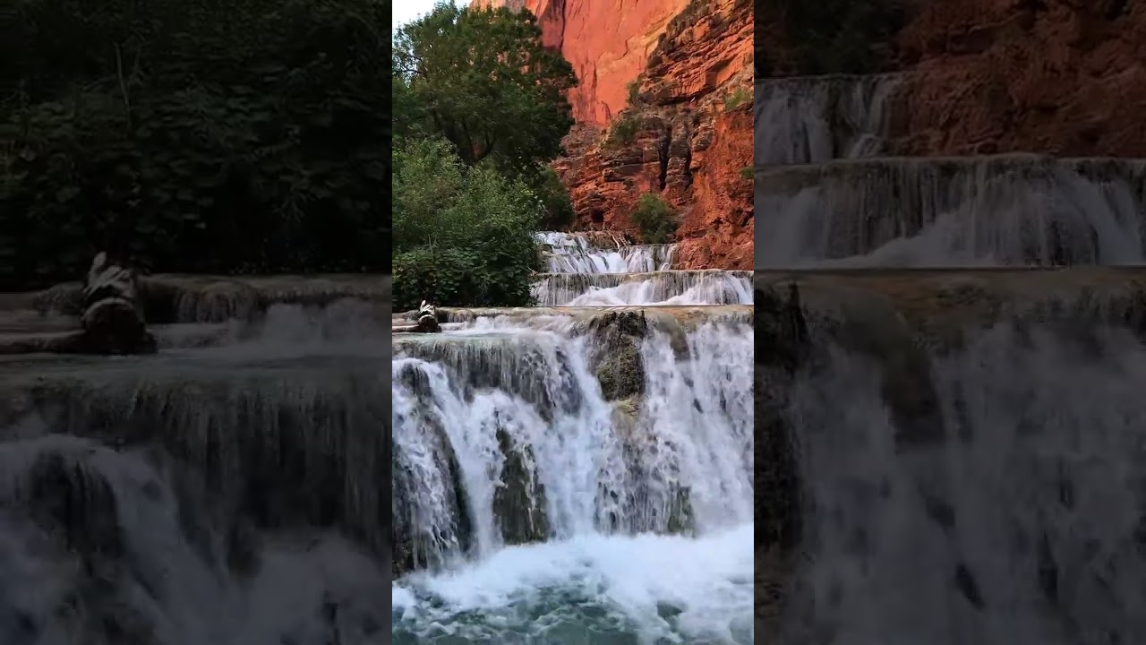 Havasupai Beautiful Falls in the Grand Canyon | Nature | Peaceful | Relaxation | Calming