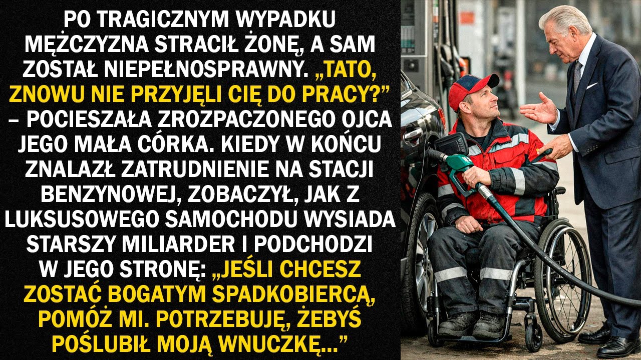 „Jeśli chcesz zostać bogatym spadkobiercą, pomóż mi. Potrzebuję, żebyś poślubił moją wnuczkę…