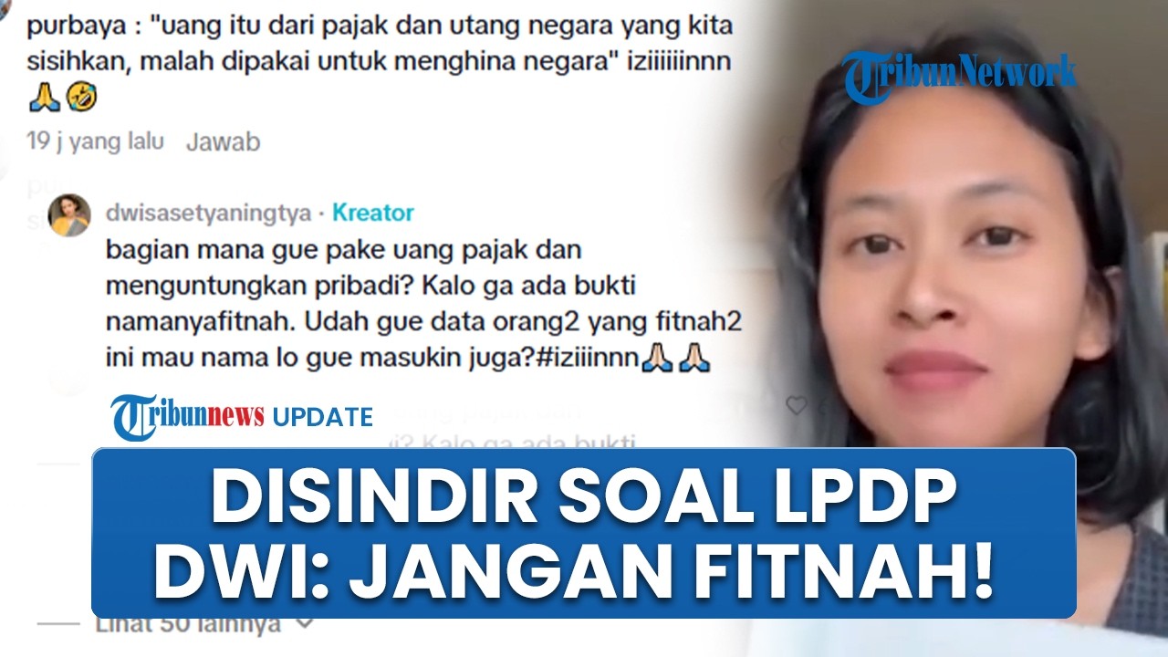 Balasan Menohok Dwi Sasetyaningtyas ke Warganet soal LPDP: Bagian Mana Gue Pakai Uang Pajak? Fitnah