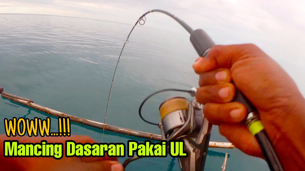 Mancing Dasaran pakai joran UL Mantap.