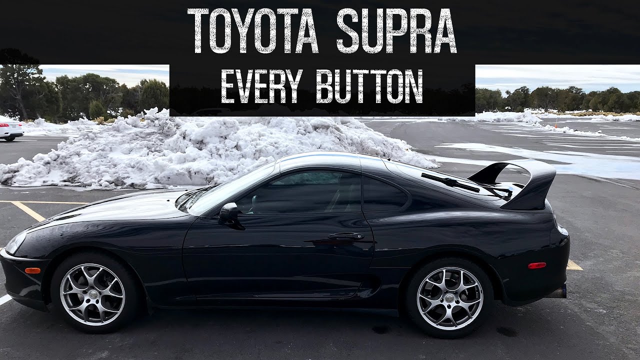 Toyota Supra - Every Button