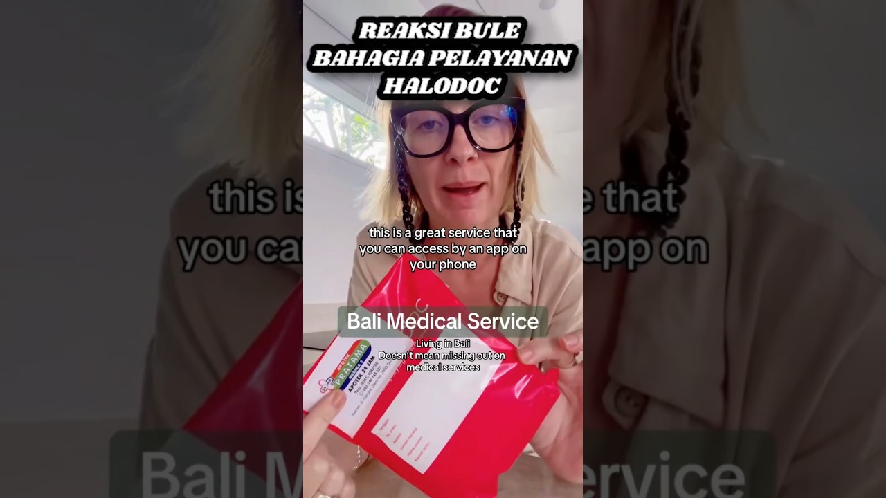 REAKSI BULE BAHAGIA SAMA PELAYANAN APLIKASI HALODOC