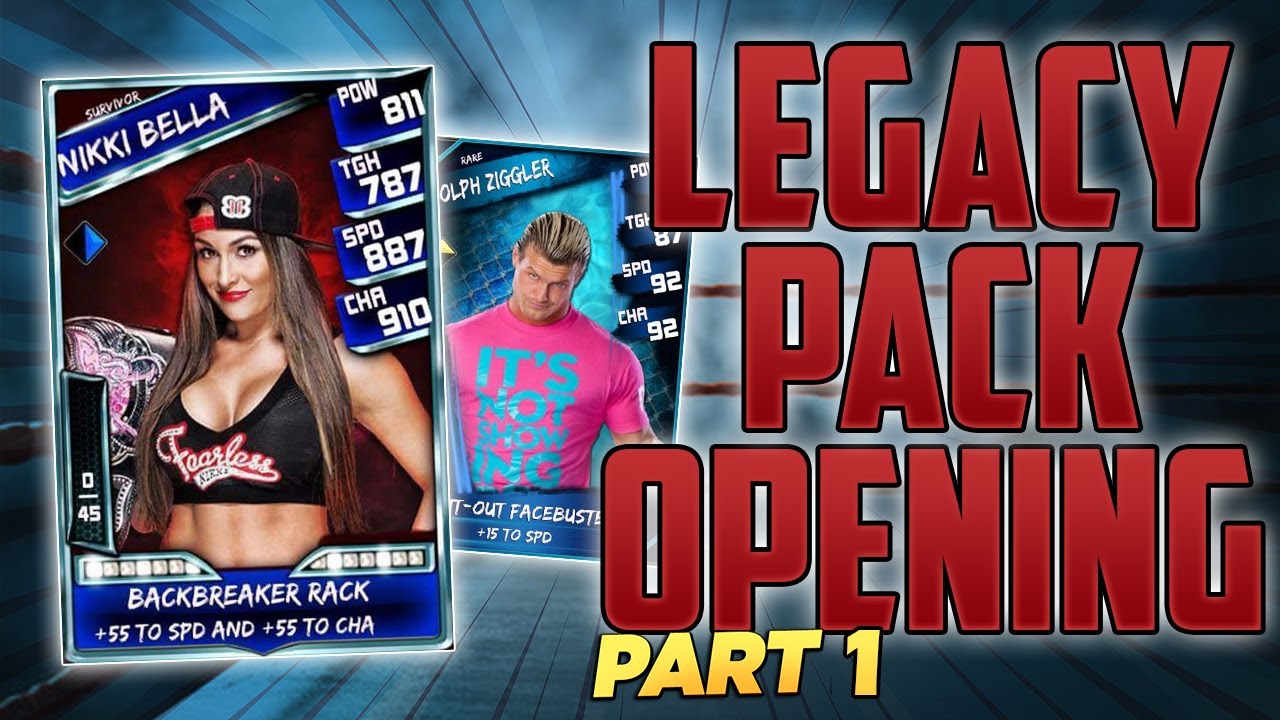 LEGACY PACKS ARE BACK!! 😯 HUGE PACK OPENING! (Part 1) - WWE SuperCard Season 8