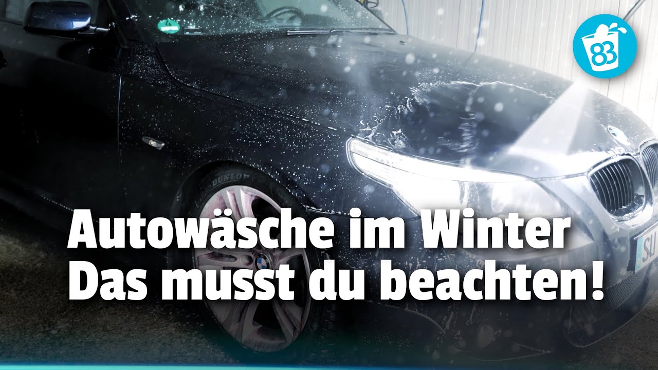 Auto waschen im Winter OHNE Handwäsche und Salz entfernen