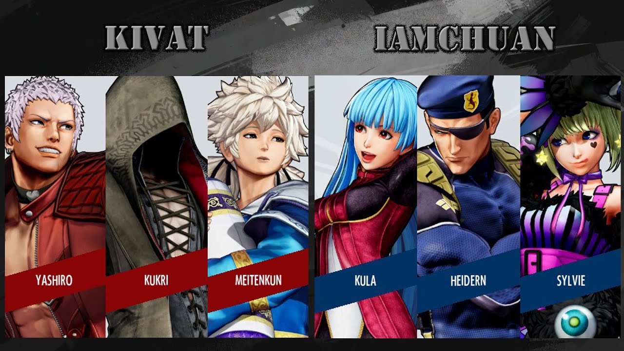 YASHIRO, KUKRI, MEITENKUN ⚡ KIVAT VS IAMCHUAN ⚡ KULA, HEIDERN, SYLVIE | THE KING OF FIGHTERS XV