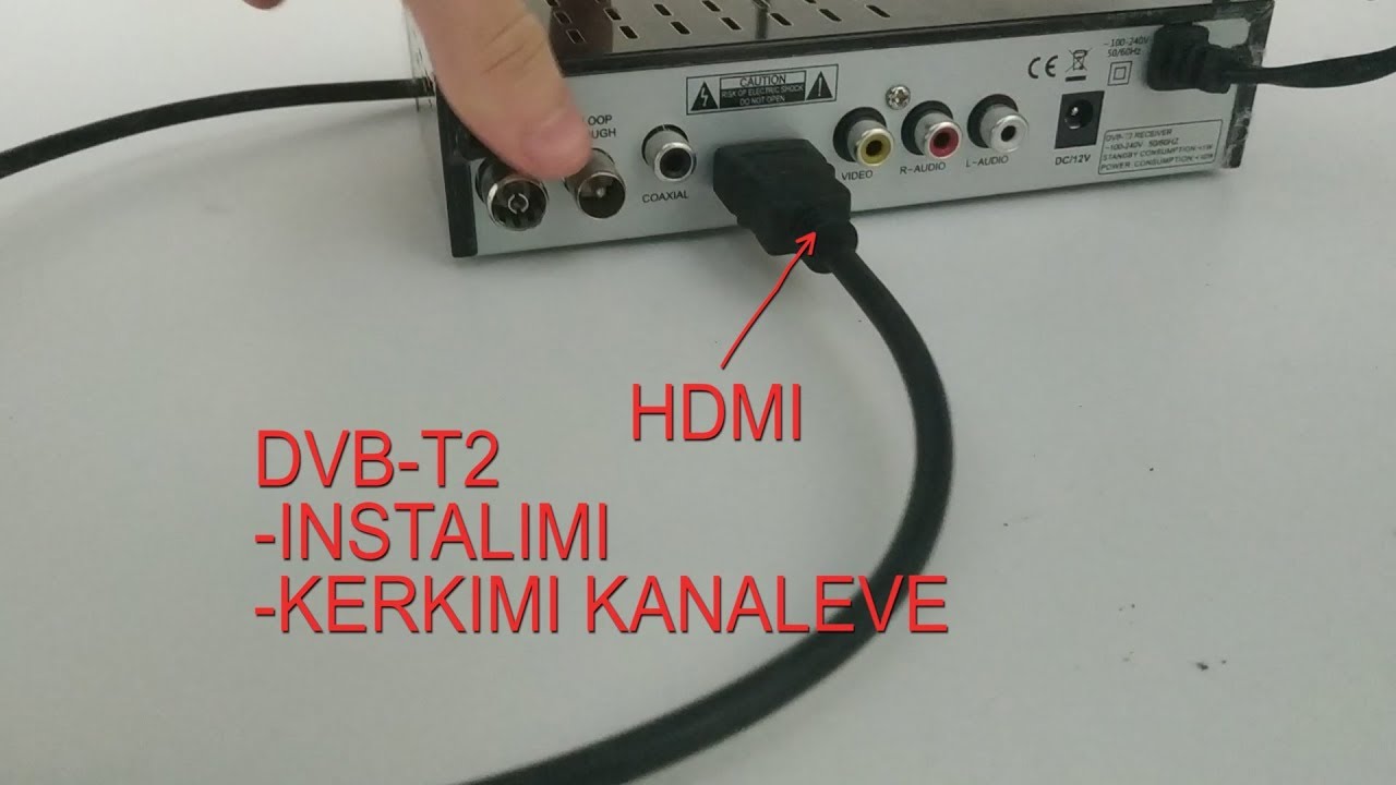 Instalimi dekoderit DVB T2 me HDMI