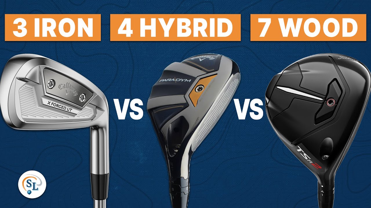 7-WOOD vs 4-HYBRID vs 3-IRON | SHOULD YOU PLAY A HYBRID, HIGH LOFTED FAIRWAY WOOD, OR IRON?