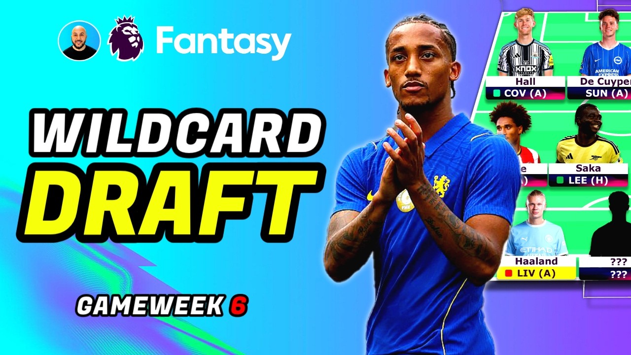 SELL PEDRO NOW? 😱 My Ultimate FPL GW6 Wildcard Draft 🎯