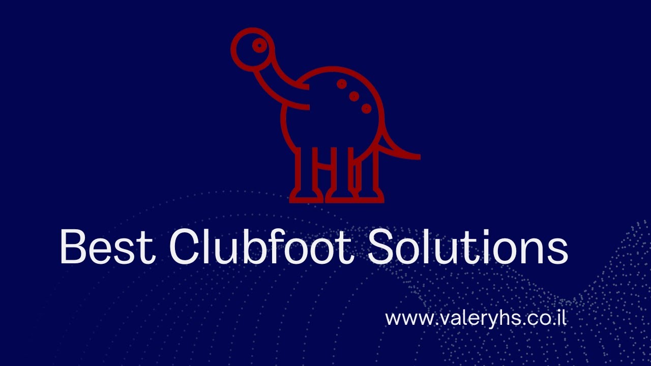 התאמת  ADM  לרגל עם  CLUB FOOT  צד אחד