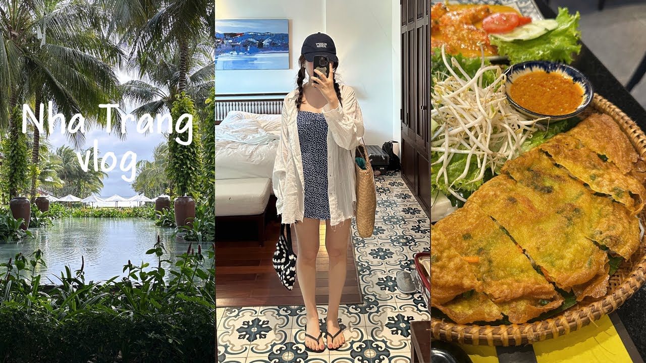 나트랑 vlog 🇻🇳 가성비 끝판왕 나트랑 여행, 줄 서는 맛집, 카페, 쇼핑 스팟 이대로만 가세요 😎 더 아남 리조트에서 요가 클래스 🧘🏻‍♀️ 드디어 찾은 힐링여행 🌿